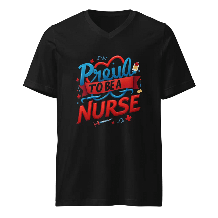 Proud Nurse V-Neck Tee product image (1)