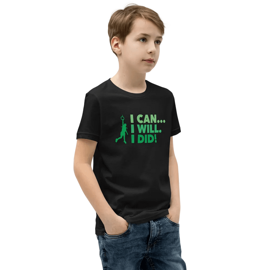 I Can... I Will. I Did! Green Kids Tee product image (4)