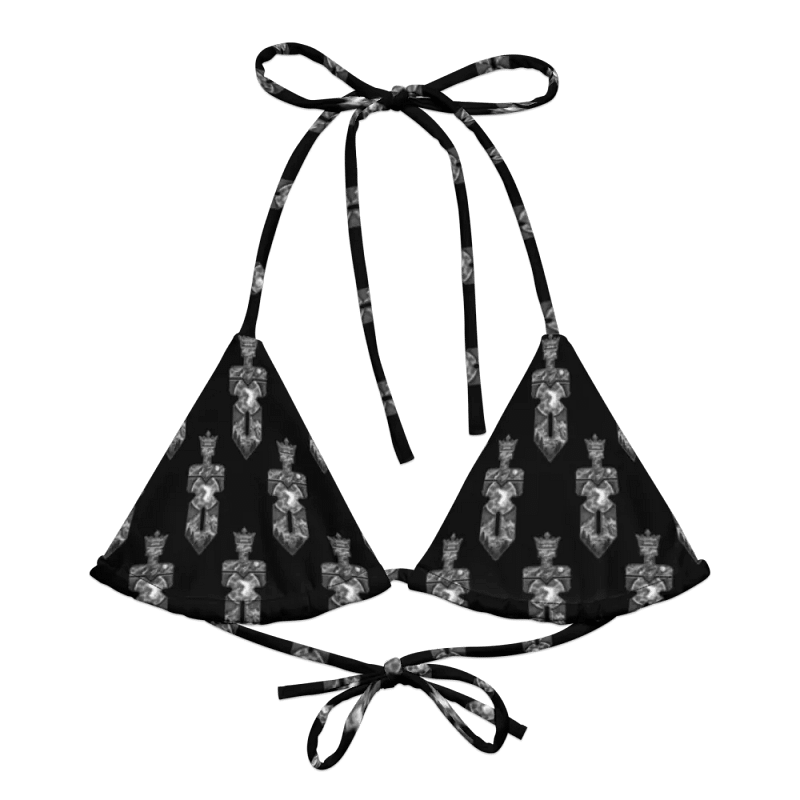Black and White Bikini Top - PAO