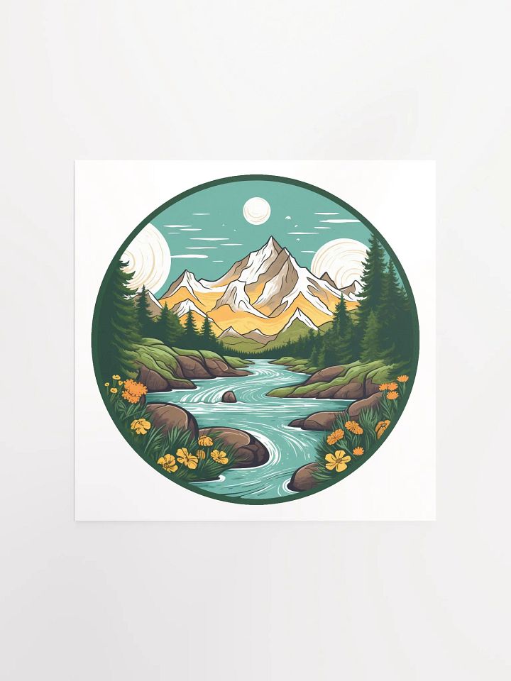 spring mountains print product image (1)