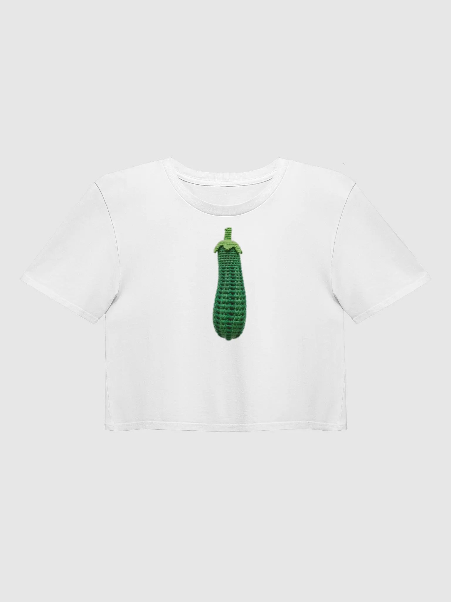 CozyAvocado Women's Premium Zucchini Crop Top #7 product image (1)
