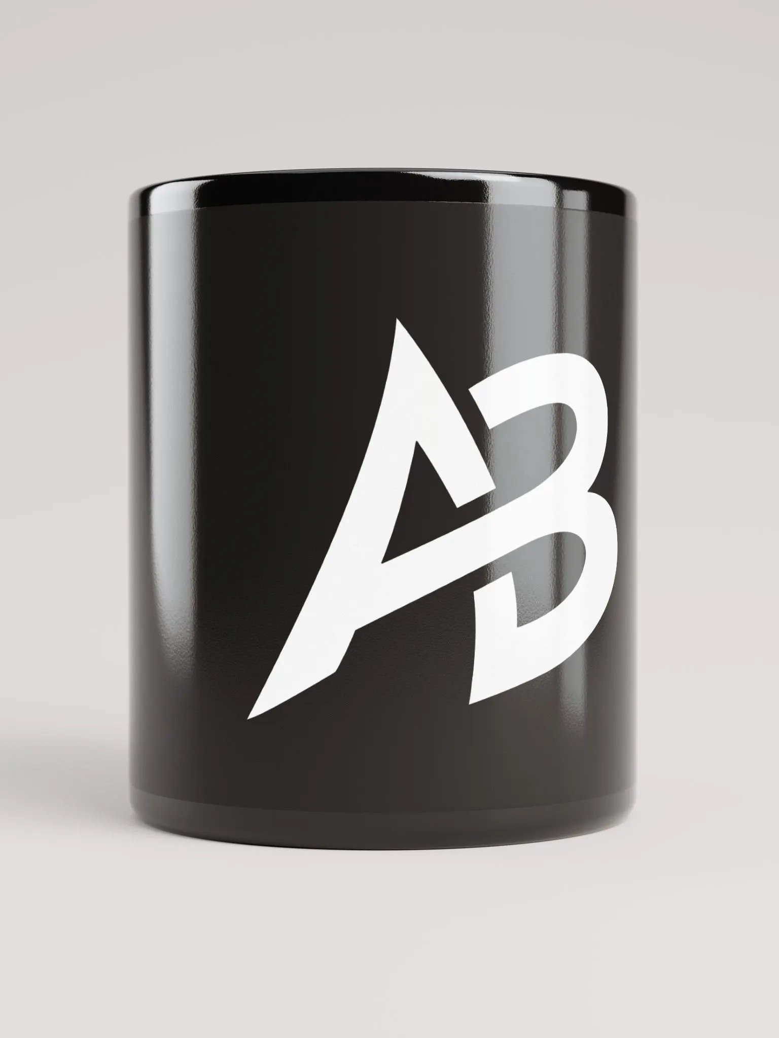 AB Logo Black Glossy Mug product image (3)