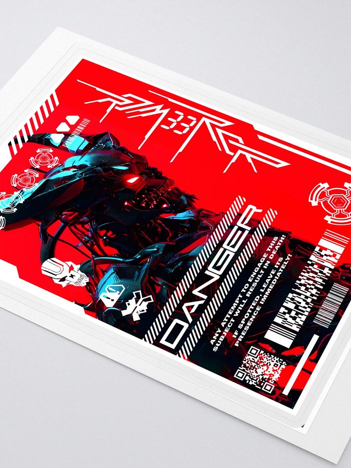 Robotic Demon Sticker product image (2)