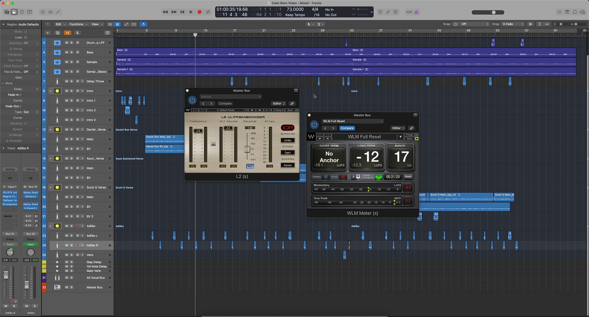 ALM - Boom Bap Hip-Hop Mix Template (Waves Plugins) product image (6)