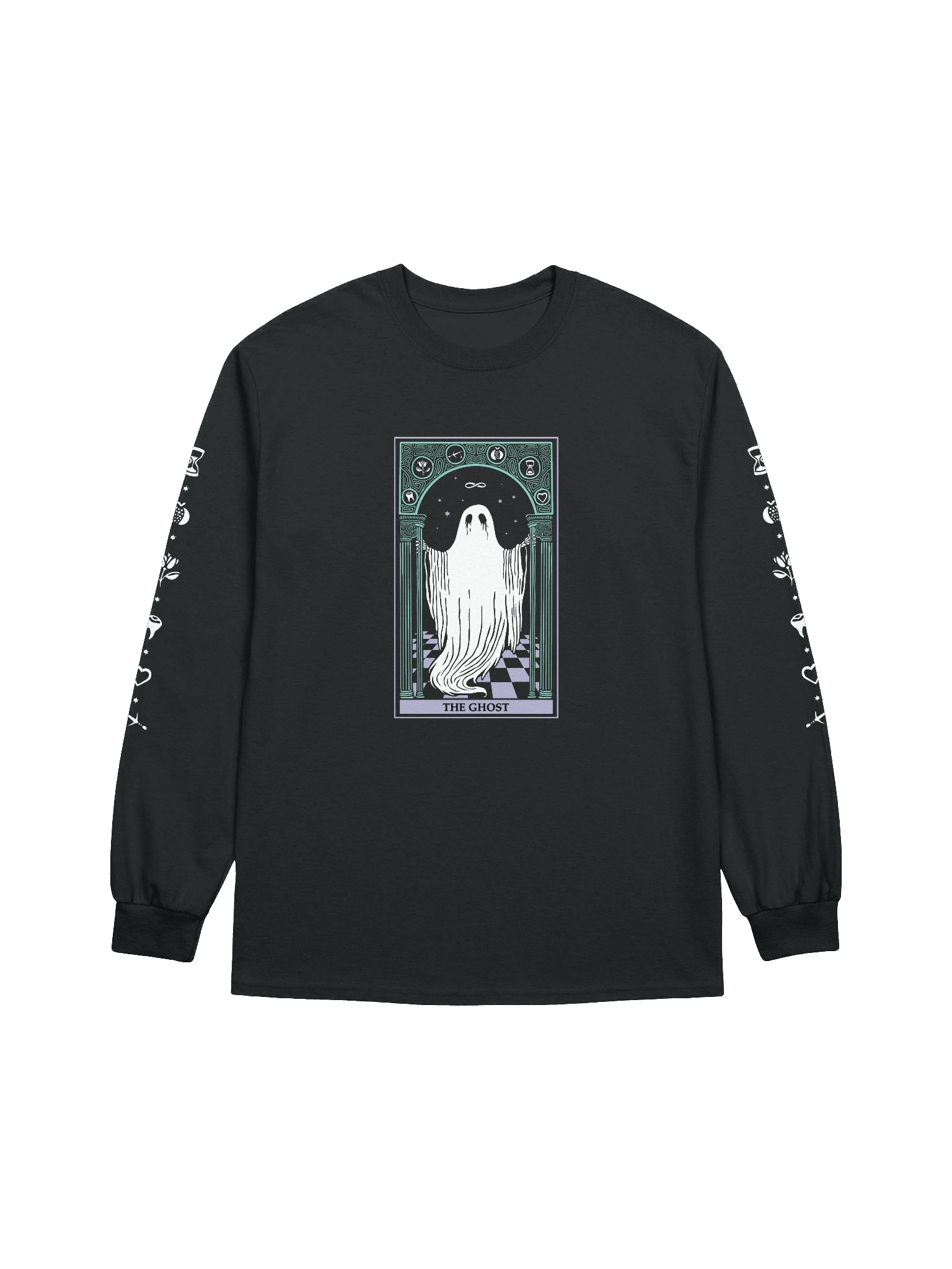 The Ghost Tarot Card Long Sleeve product image (1)