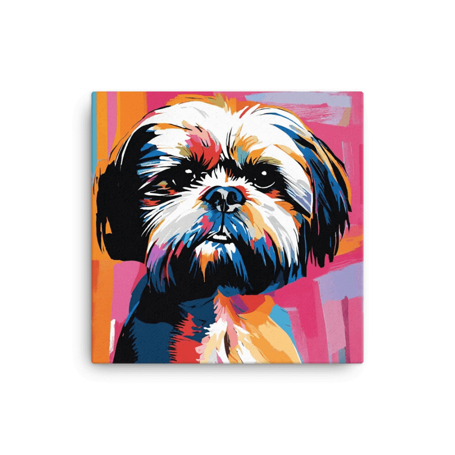 Colorful Shih Tzu Wall Art #545 product image (1)