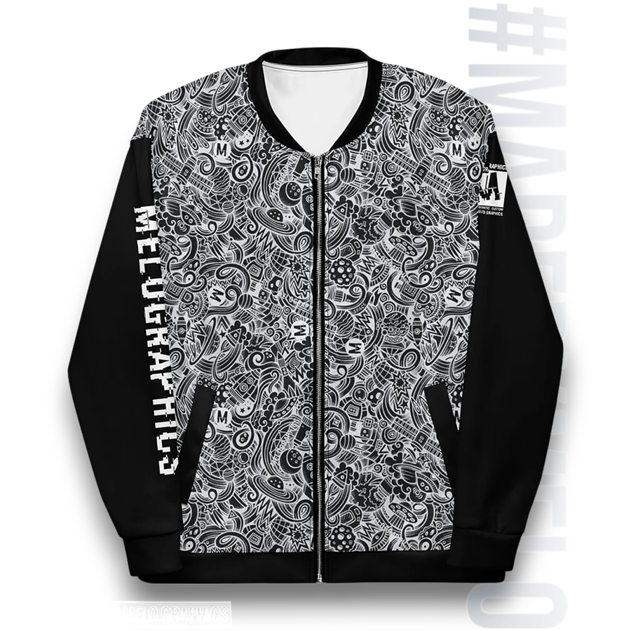 Dark Space Scribble - Ultimate Bomber Jacket | #MadeByMELO product image (1)