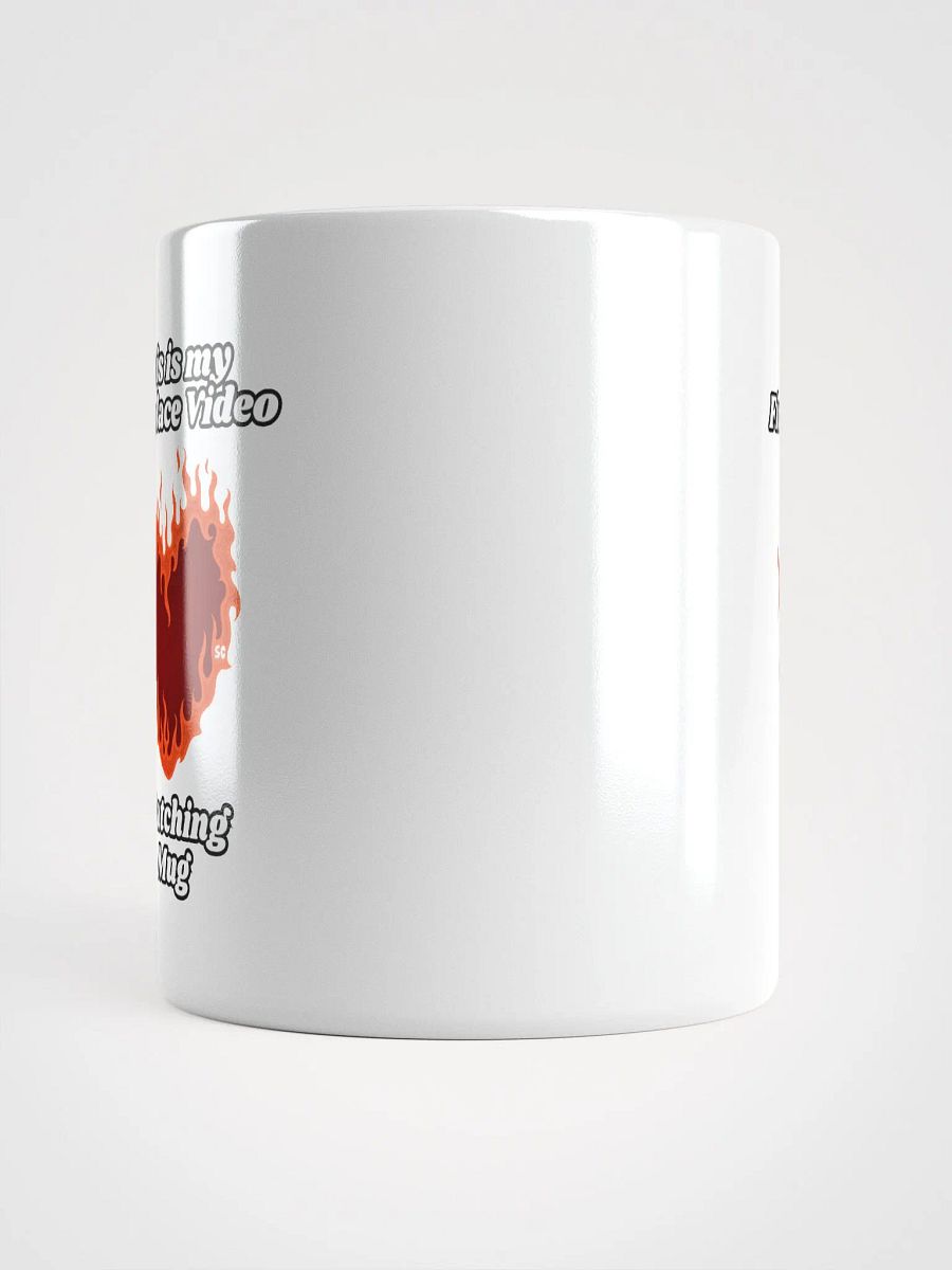 Flaming Heart - This is my Fireplace Watching Mug | White Glossy Mug product image (5)