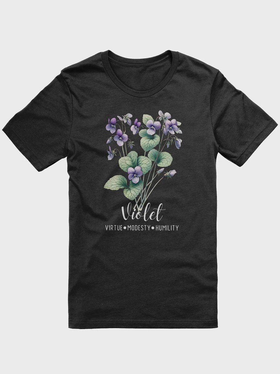 Violet Birth Month Flower Tee For February: Reflecting Virtue, Modesty, Humility: Perfect Gift For Her product image (6)