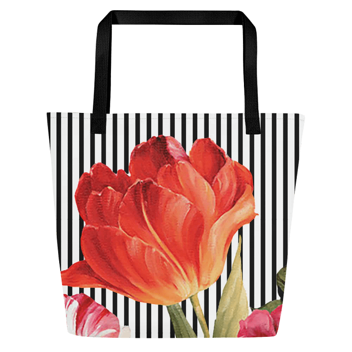 Floral Garden Delight All-Over Tote Bag product image (2)