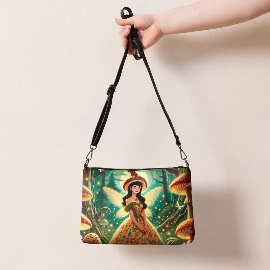 Mushroom Fairy All-Over Print Crossbody Bag product image (7)