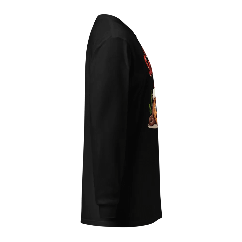 Yule Be Sorry Angry Log Santa Hat Long Sleeve Shirt product image (10)
