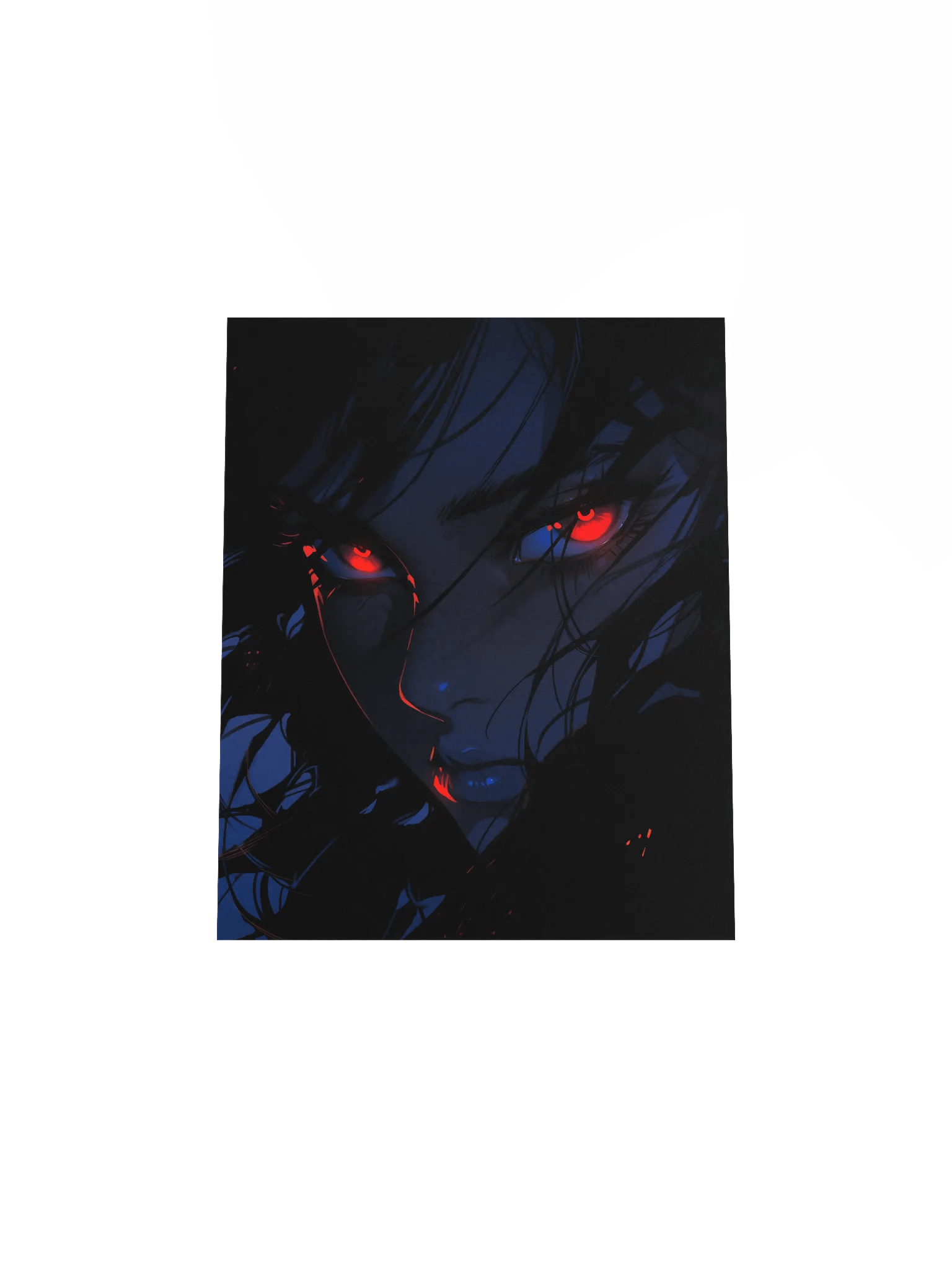 Crimson Gaze Matte Poster product image (22)