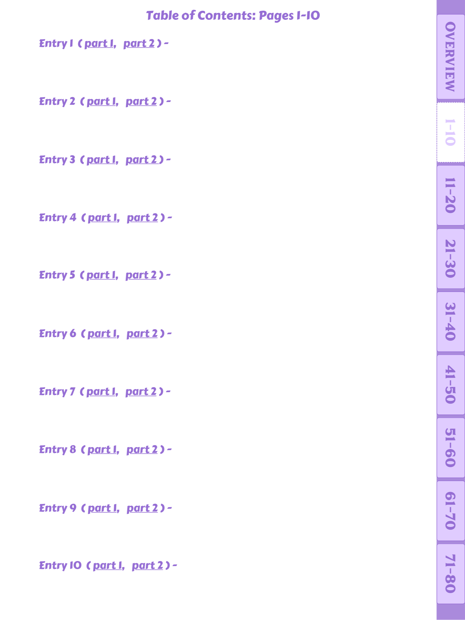 Pastel Purple Digital Writing Practice Journal product image (3)