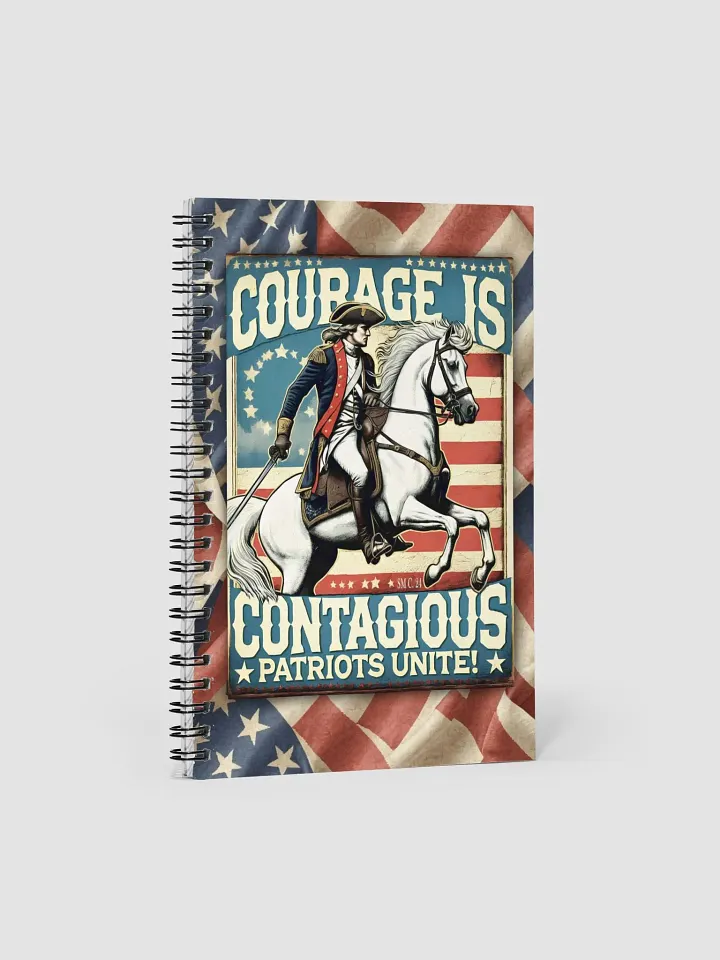 Courageous Patriots Spiral Notebook product image (1)