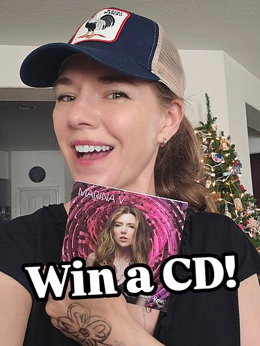 Win a limited edition CD by entering the Christmas raffle!! Sign up for my news at www.MarinaV.com (scroll to the bottom) ❤️ ...