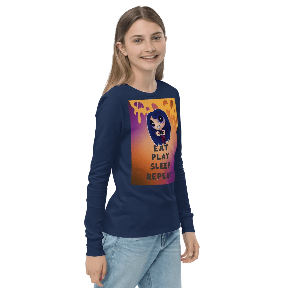 Youth Eat Play Sleep Long Sleeve Top product image (8)