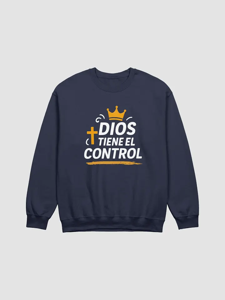 Sudadera Unisex Cuello Redondo | Dios tiene el Control product image (21)