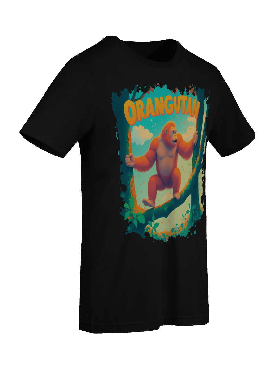 Cheerful Orangutan – Playful Jungle Supersoft T-Shirt product image (84)