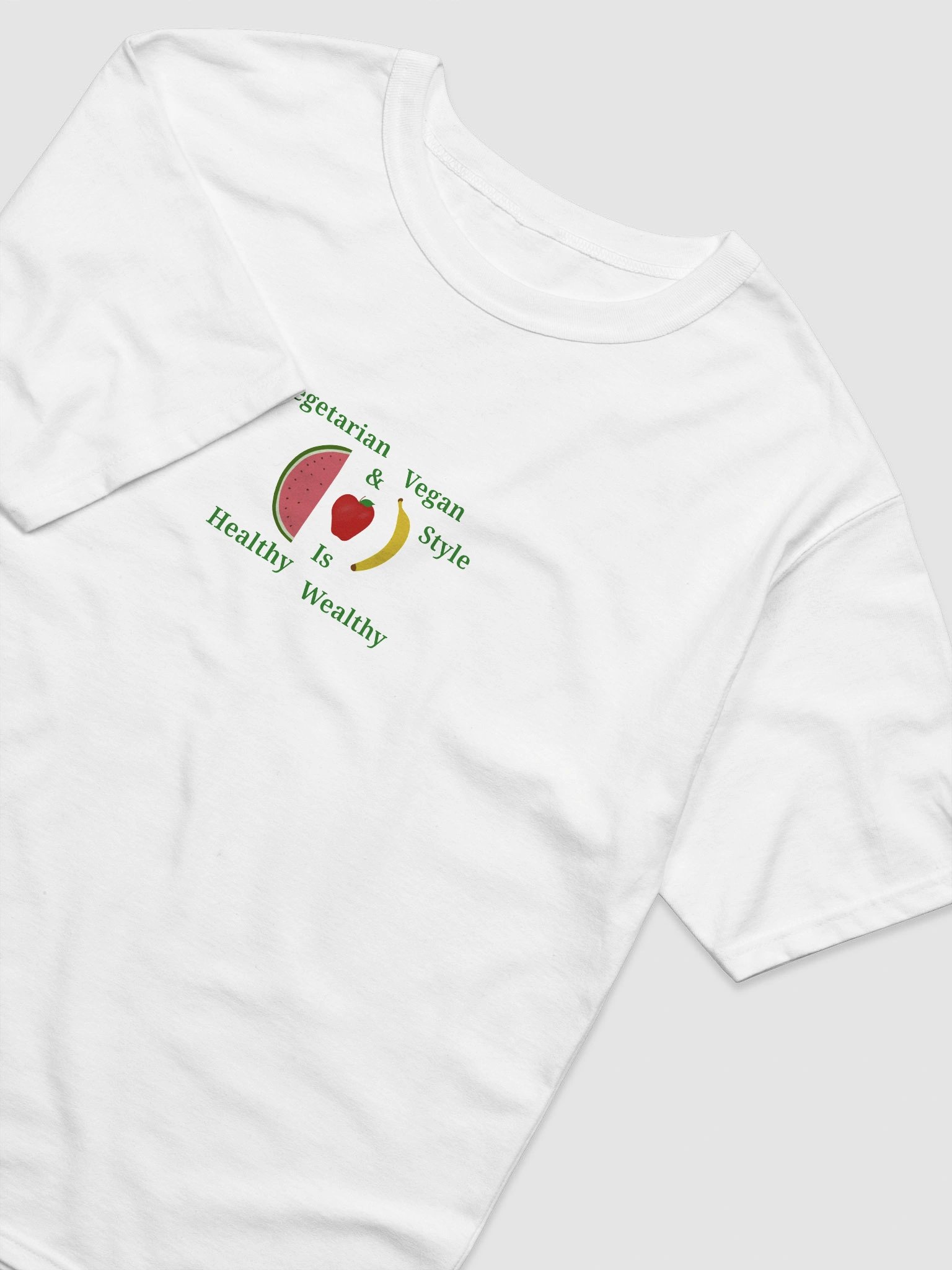 Healthy Wealthy Vegan T-Shirt product image (4)