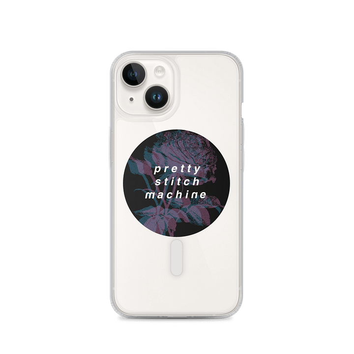 prettystitchmachine Round Logo MagSafe iPhone Case product image (1)