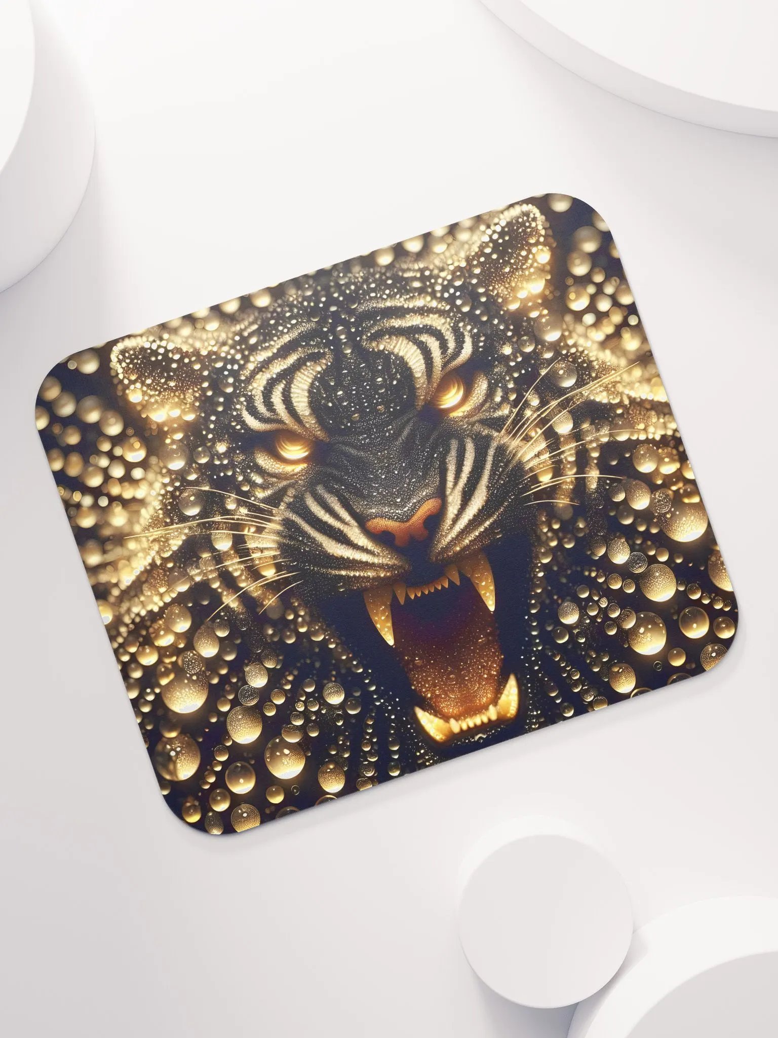 Glittering Tiger Mouse Pad product image (7)