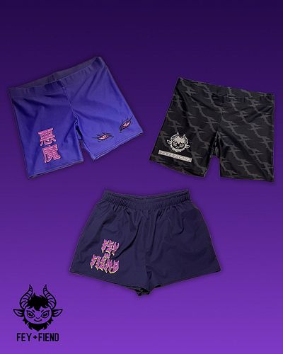 AVAILABLE NOW! 
😈👀 FIEND EYES BIKE SHORTS (UNISEX)
⛓️🖤SAVAGE PRINT BIKE SHORTS (UNISEX)
🏃🏼‍♂️🧚🏼F+F ATHLETIC SHORTS (UNISEX)

...