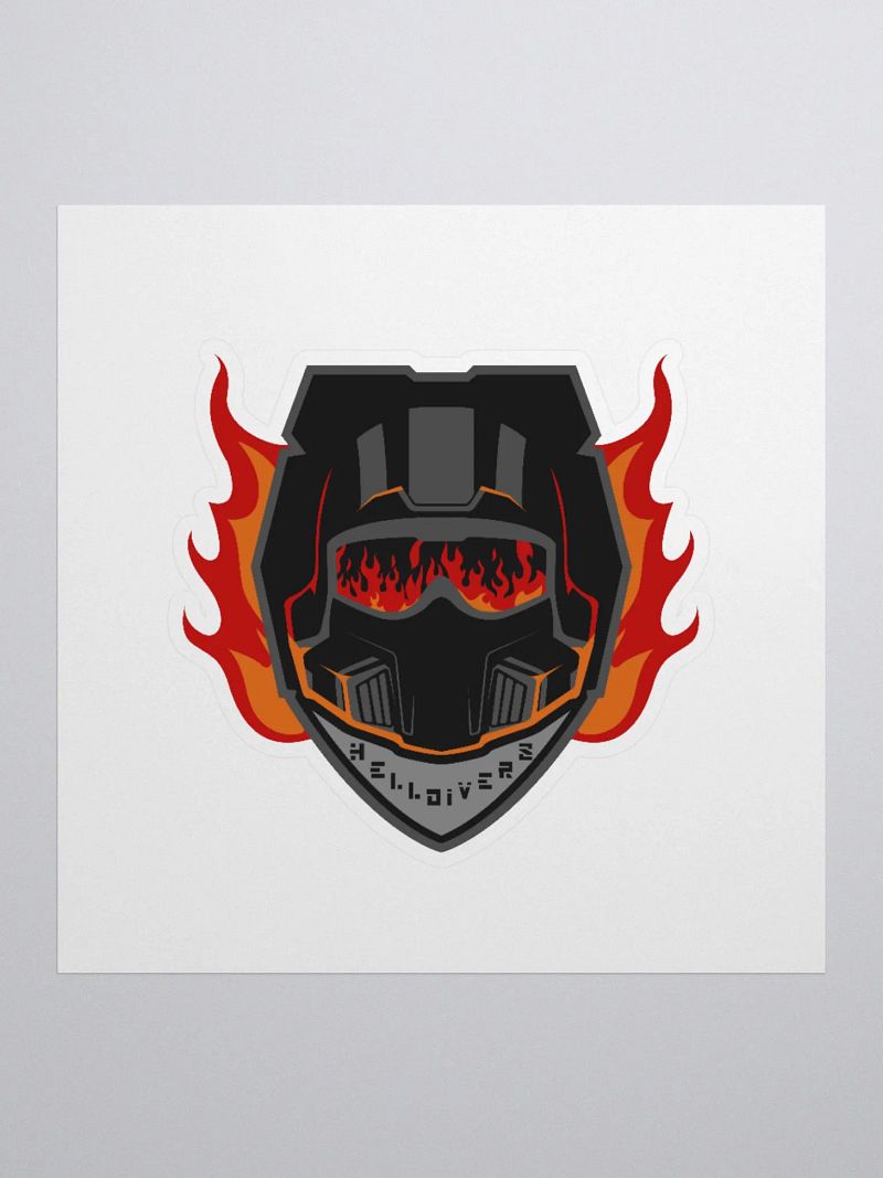 Feet First into Helldivers Sticker
