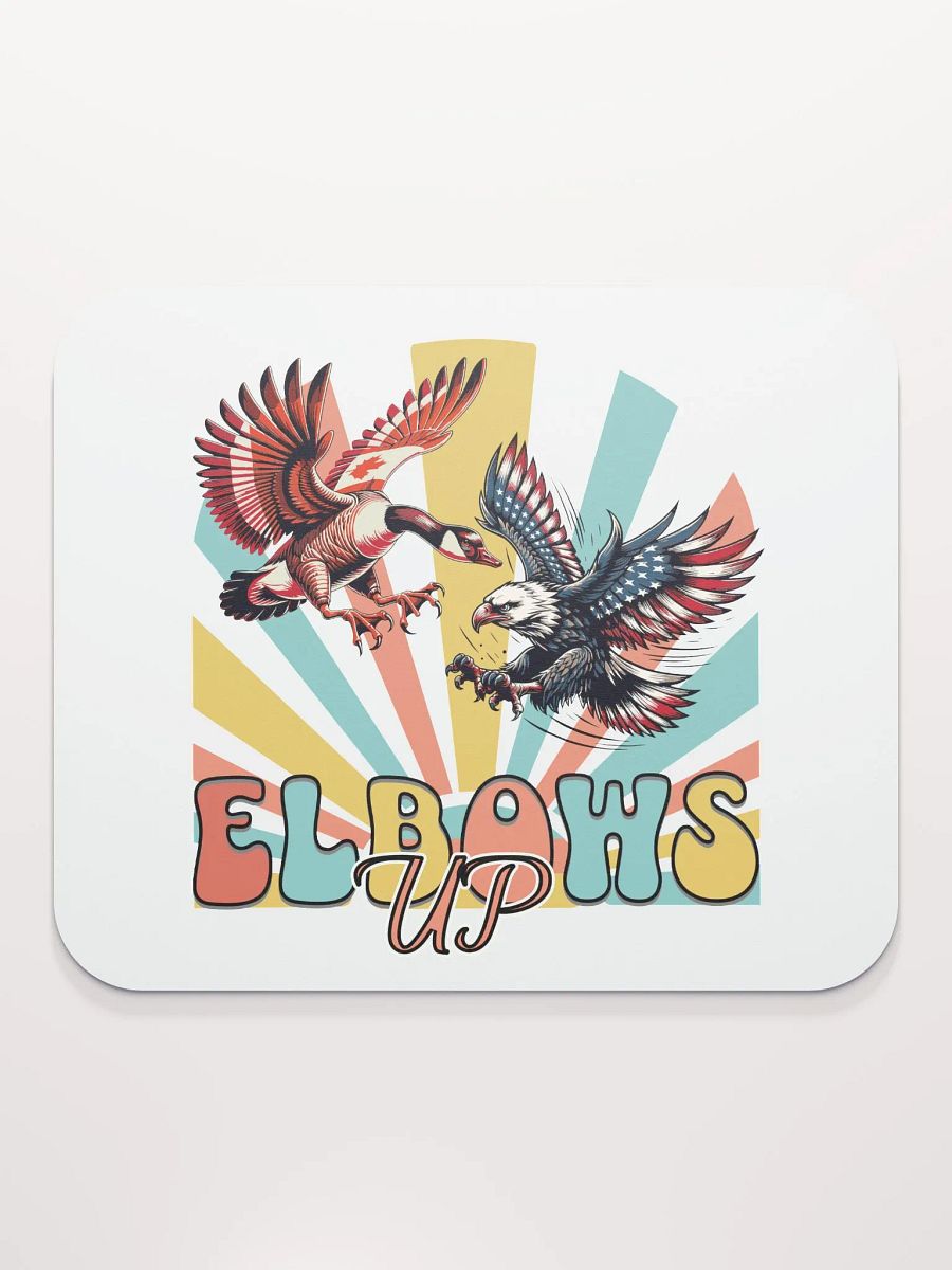 Elbows Up Canadian Goose Vs American Eagle Dynamic Mouse Pad product image (1)