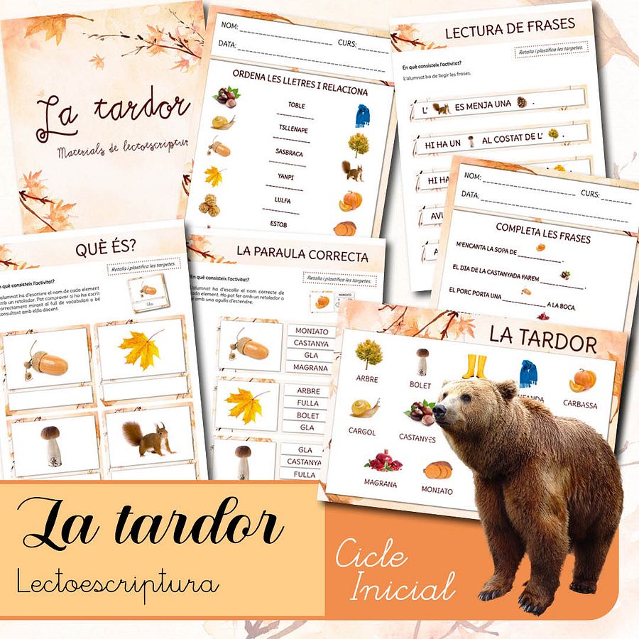 Lectoescriptura: la tardor product image (1)
