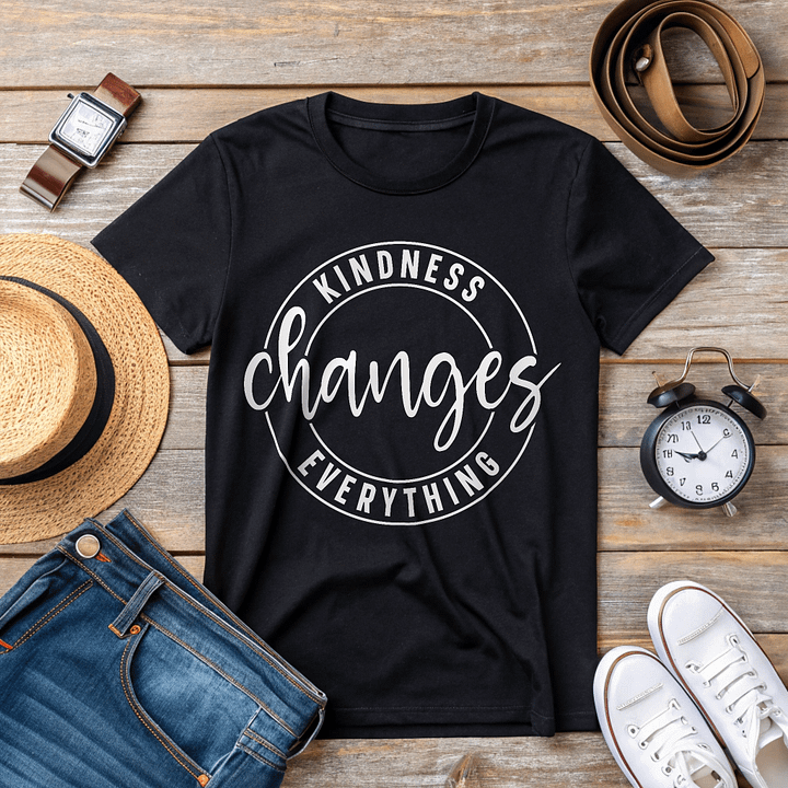 Kindness Change Everything - Women's Black T-Shirt product image (1)