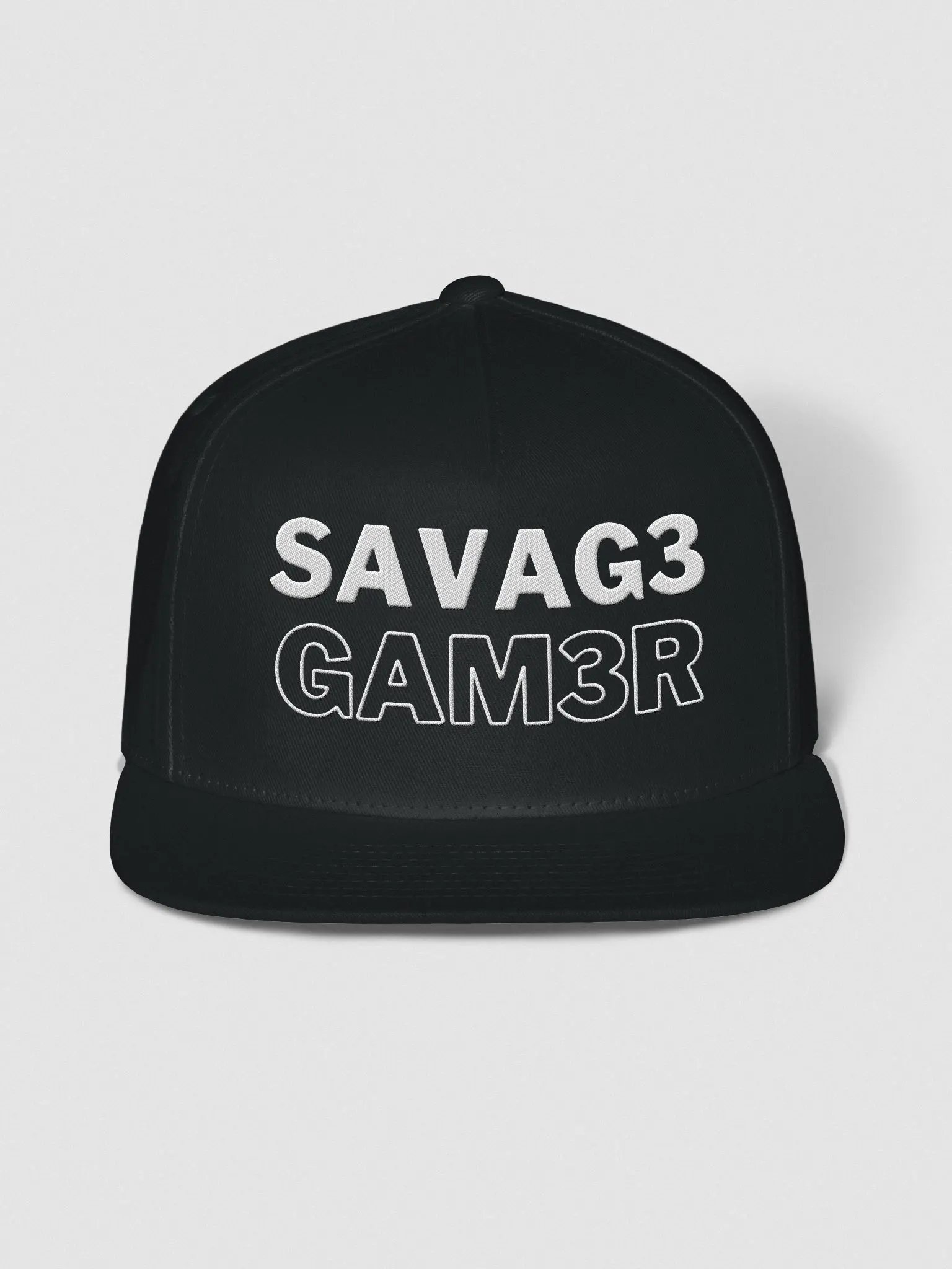 Savag3 Gam3r Flat Snapback Cap product image (1)
