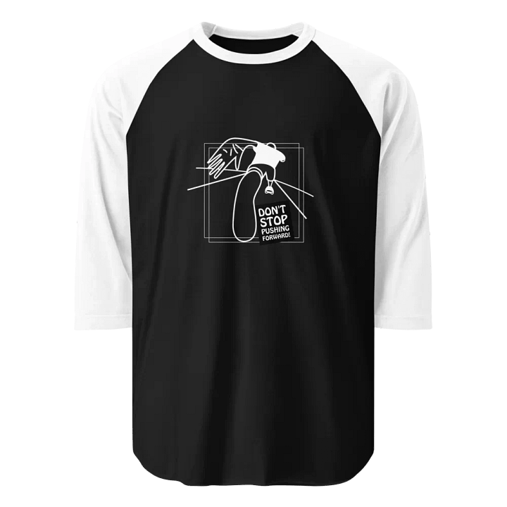 American Style College Raglan Tee - Black/White product image (1)