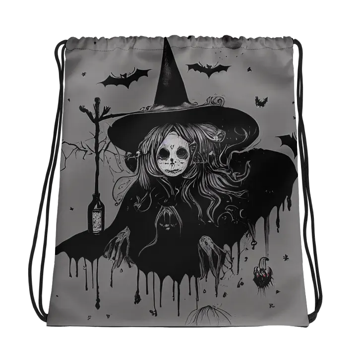 Shadowy Sorcery Drawstring Bag product image (1)