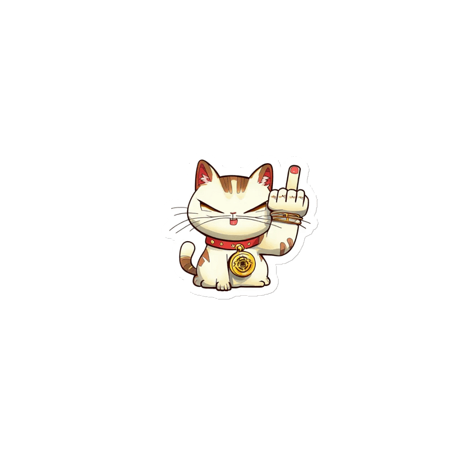 Rage Cat Magnet product image (1)