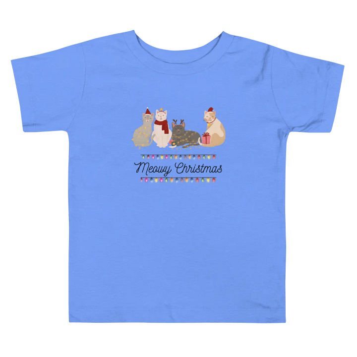 Festive Feline Friends Toddler T-Shirt product image (4)