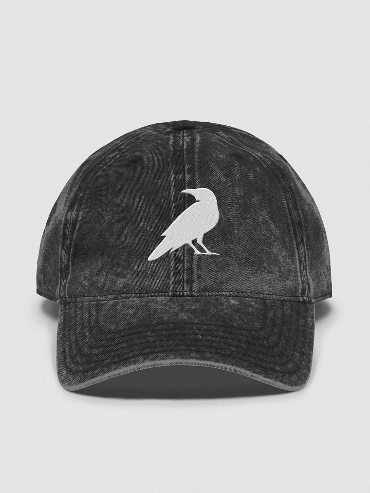 Vintage Washed Raven Dad Hat product image (2)