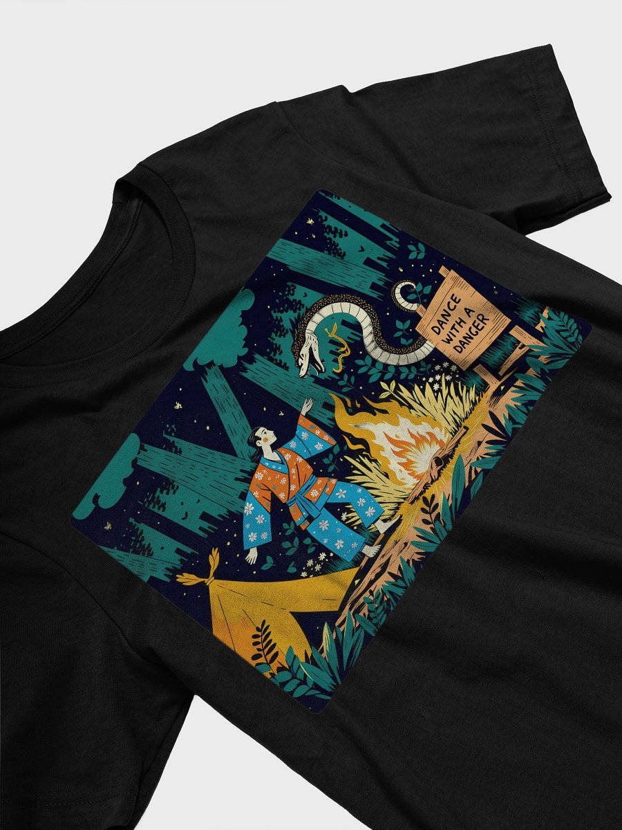 Mystical Forest Dance Poster | Snake & Fire Art Soft T-Shirt product image (24)