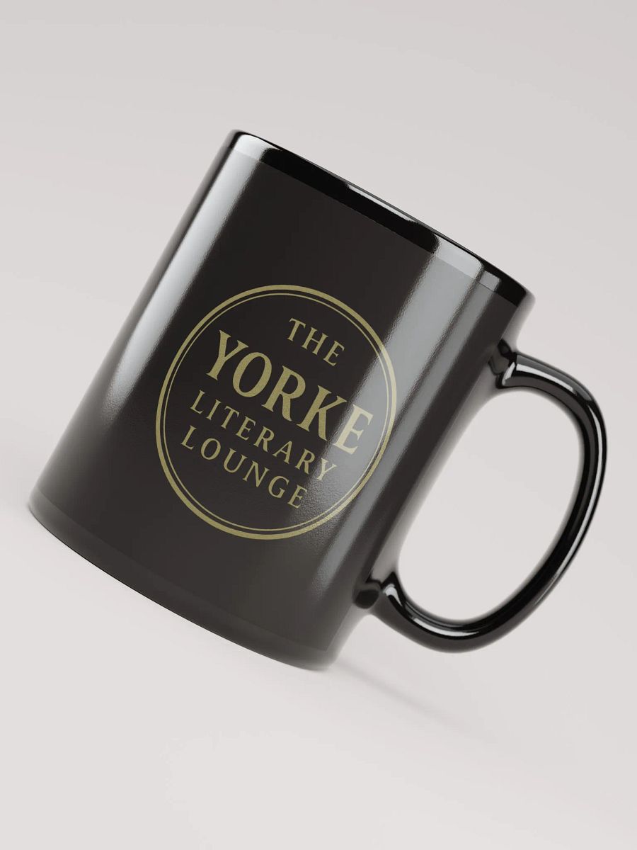 The Yorke Literary Lounge Ceramic Mug Black product image (4)