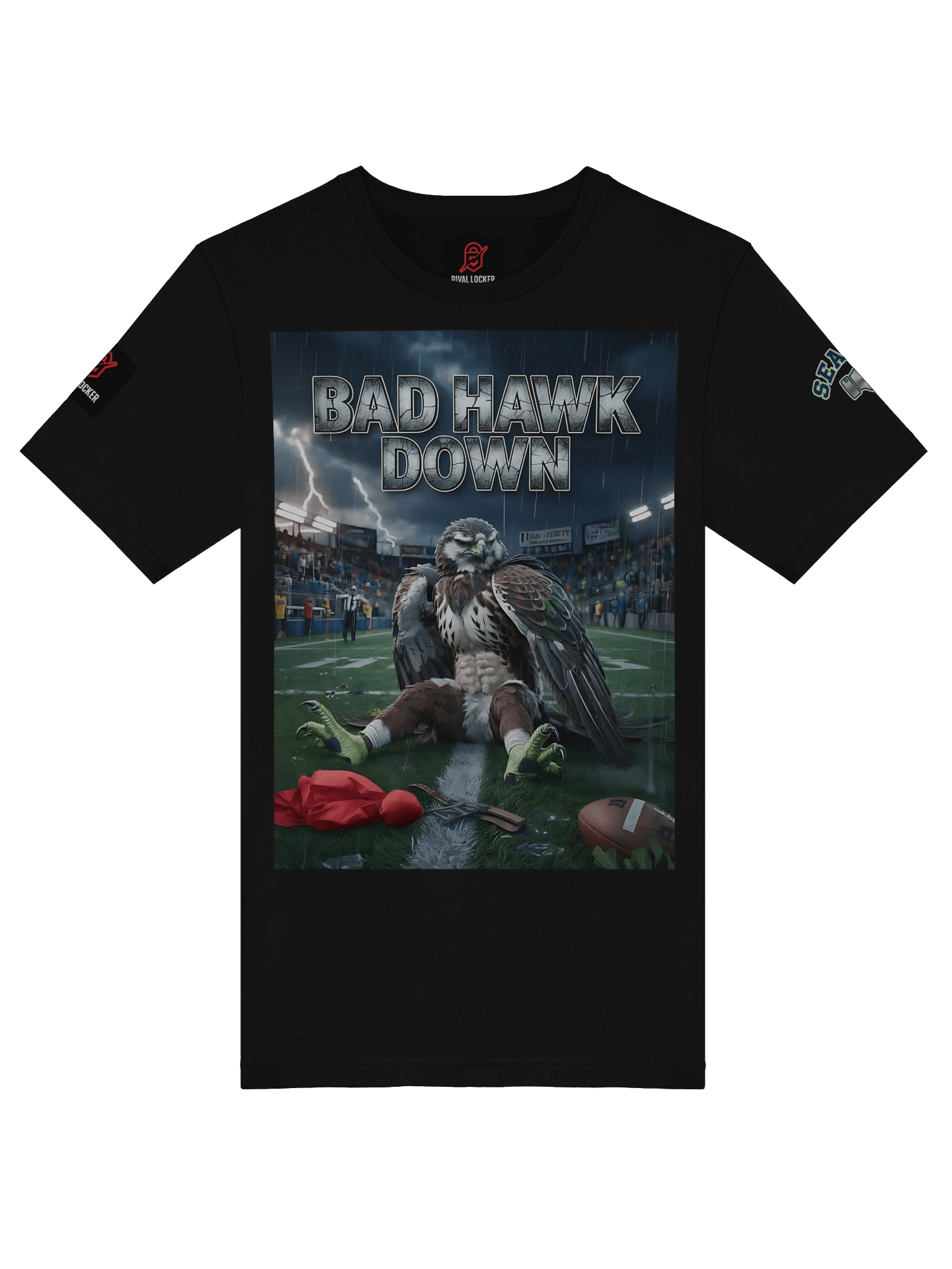 Bad Hawk Down Red Flag | Seattle | Football | Rival Locker product image (44)
