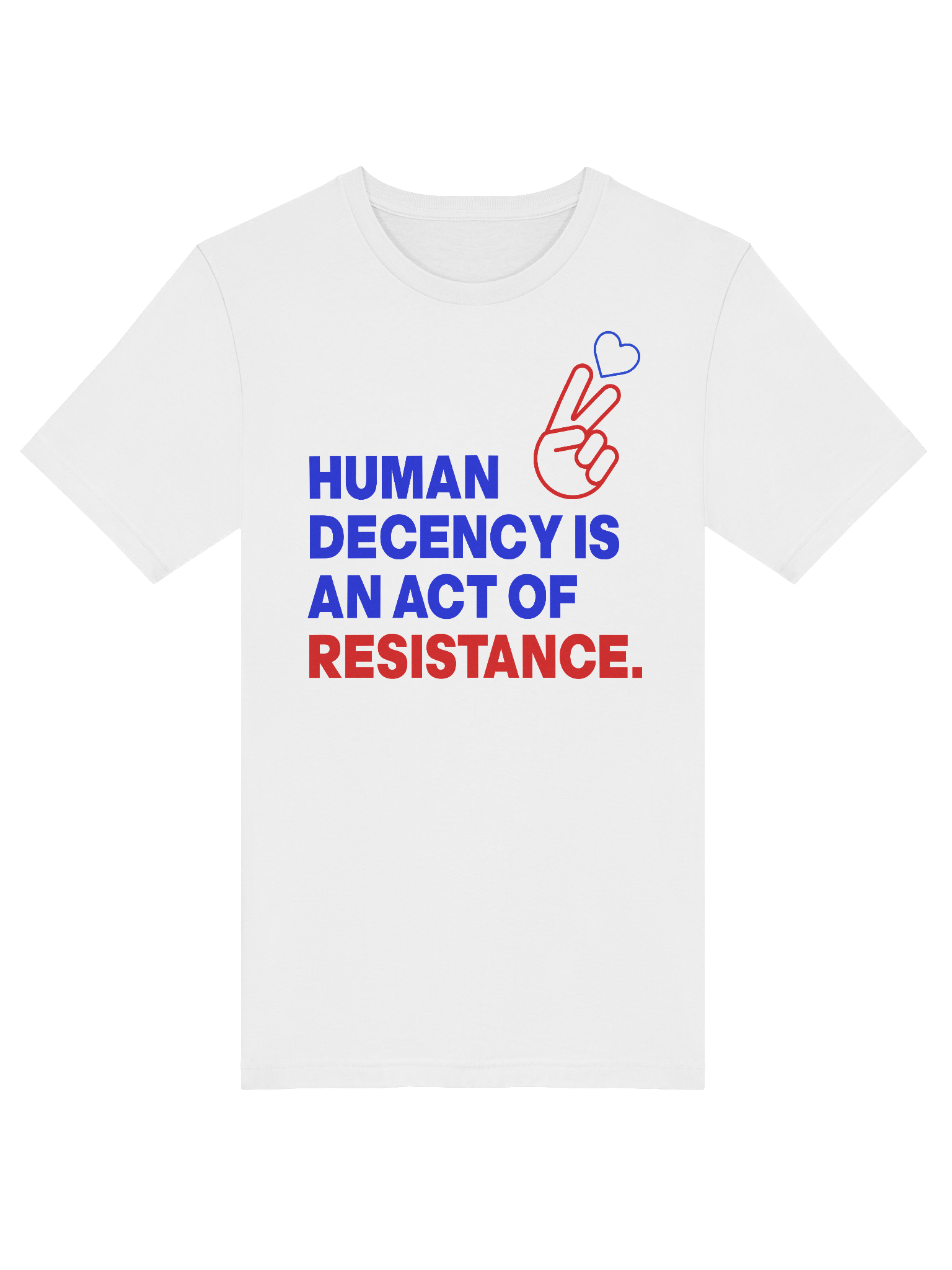HUMAN DECENCY IS AN ACT OF RESISTANCE - WOMENS FIT product image (3)