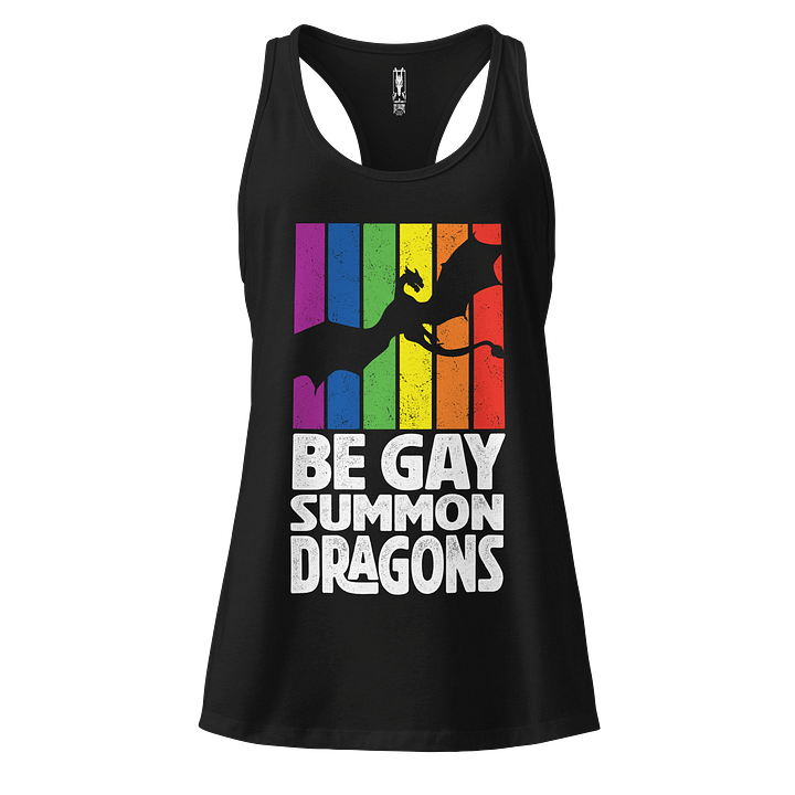 Be Gay. Summon Dragons Pride Women's Racerback Tank Top product image (1)
