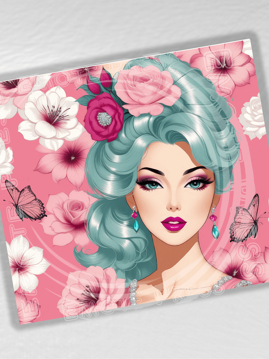 Retro 60's Glamour Girl 20 oz Stainless Steel Tumbler product image (2)