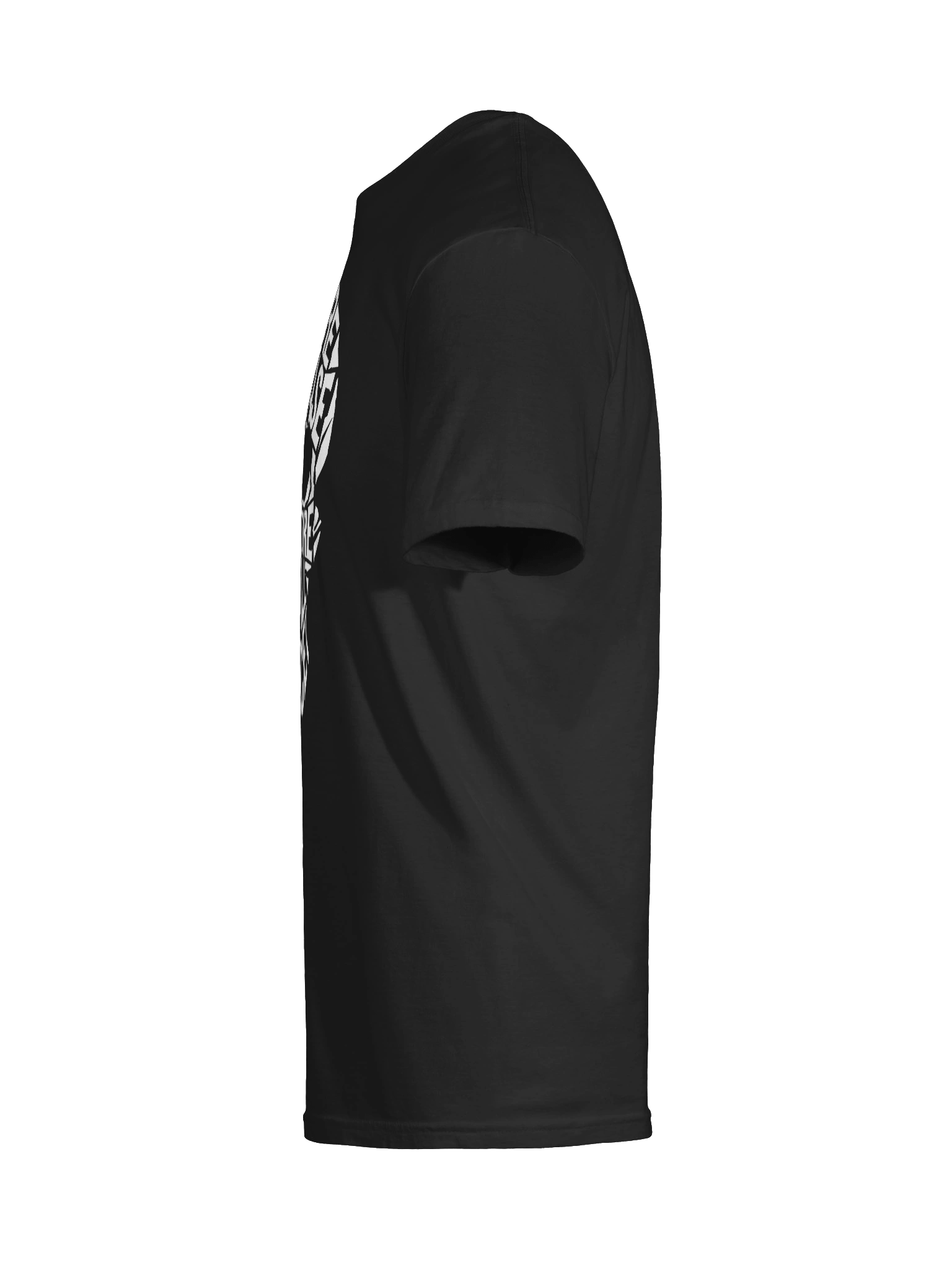 THE MORE YOU ERASE SKULL Graphic T-Shirt White on Black product image (10)