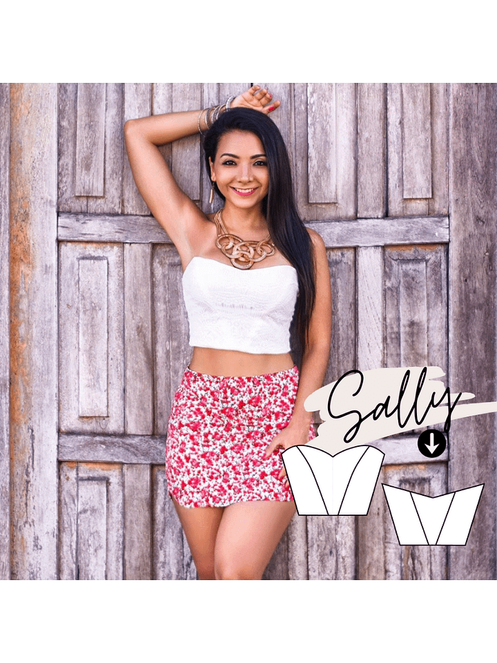 Strapless Crop Top Pattern product image (1)