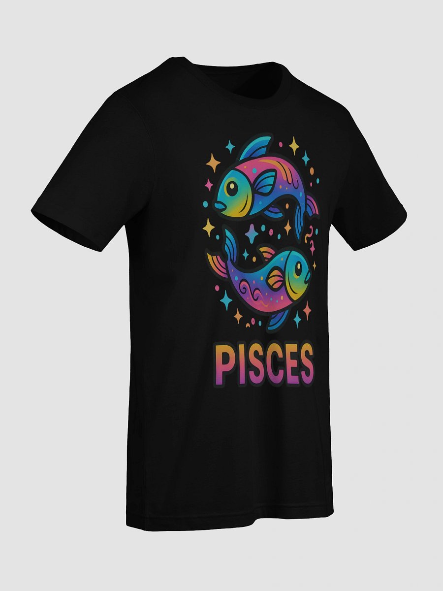 Pisces Zodiac Sign T-Shirt – Dreamy & Compassionate Star Sign Design product image (9)