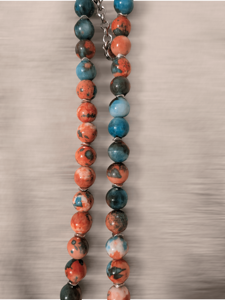 Buffalo Nickel-Inspired Beaded Pendant Necklace product image (3)