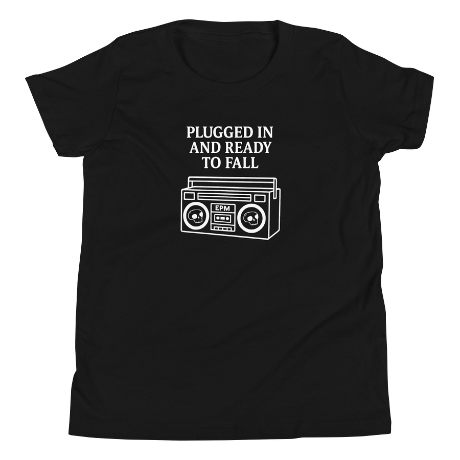 Plugged In and Ready to Fall Kids Tee product image (4)