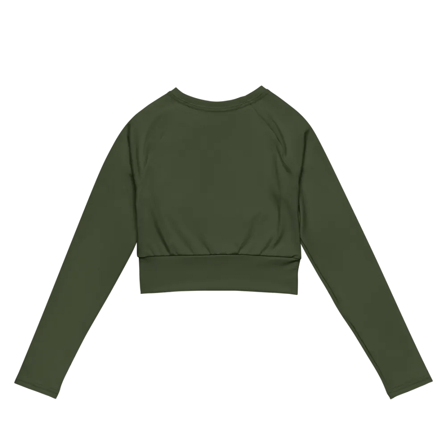 Olive Cropped Rash Guard product image (4)