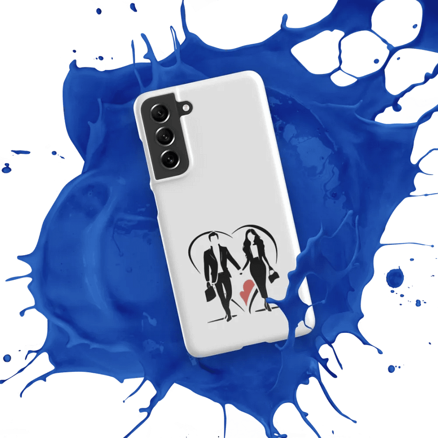 Modern Love Logo Snap Case for Samsung (White) product image (6)